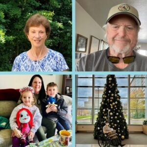 Four Help Hope Live clients who got a transplant in November 2024: Carmine Gerrizzo, Kimball Robertson Croft, Becky M Cunagin, and Cooper Pierce.