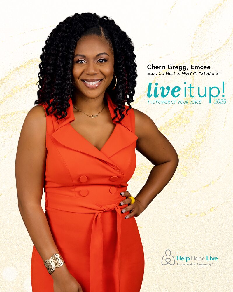 2025 Live It Up! emcee Cherri Gregg, Esq., Co-Host of WHYY's 
