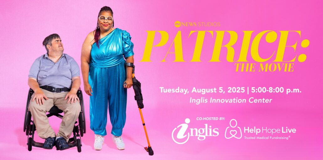 Garry Wickham and Patrice Jetter from the documentary Patrice: The Movie. Screening Tuesday, August 5, 2025 from 5 to 8 pm at Inglis Innovation Center.