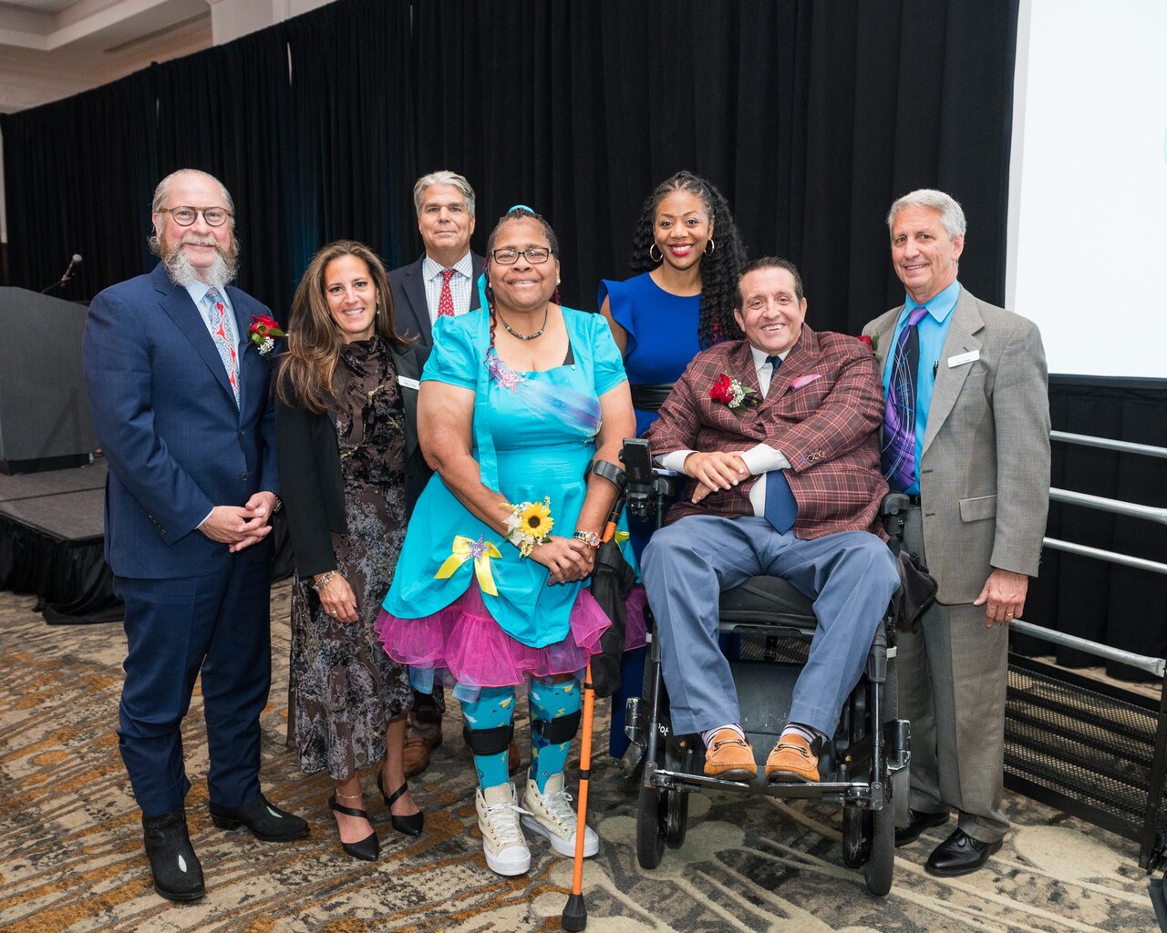 2025 honorees with Jim Madden and Kelly L Green with Cherri Gregg at Help Hope Live's Live It Up! 2025 gala.