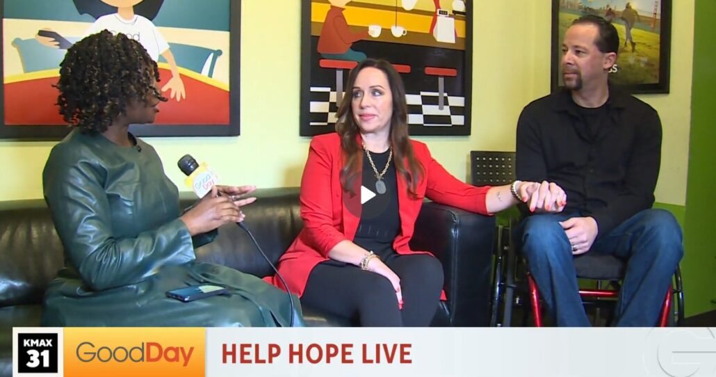 Shawna and Jason Ellefson are interviewed on CBS GoodDay Sacamento KMAX 31 in January 2026.