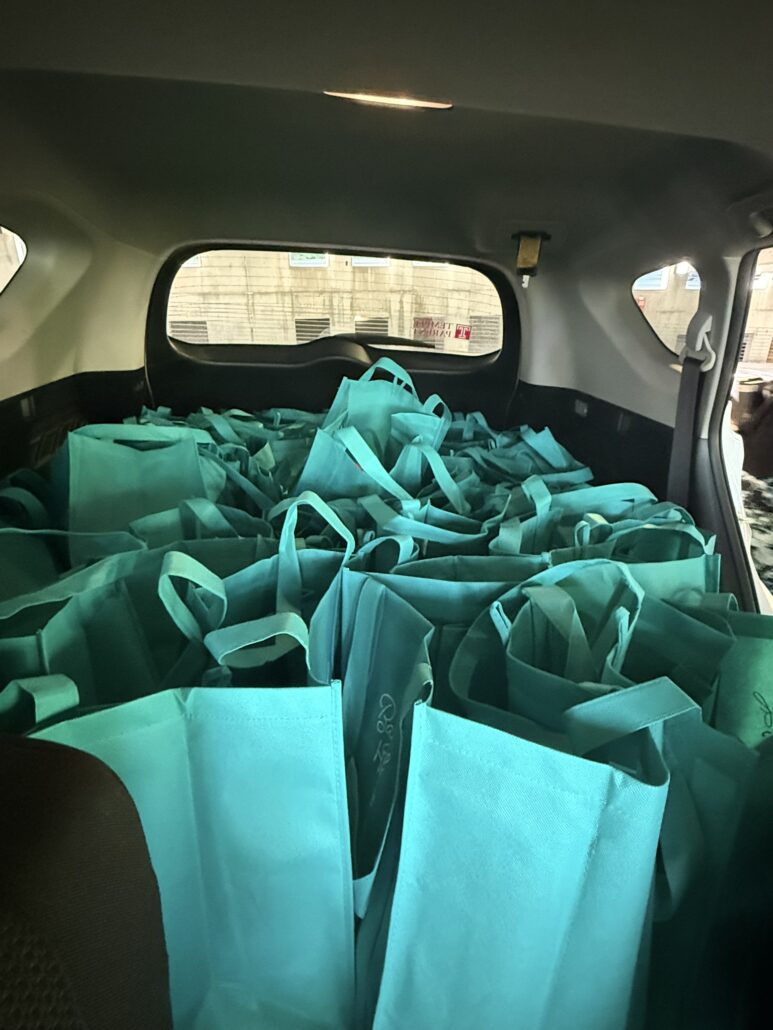 Bags of Hope delivery in 2026 from Help Hope Live to Atrium Health.
