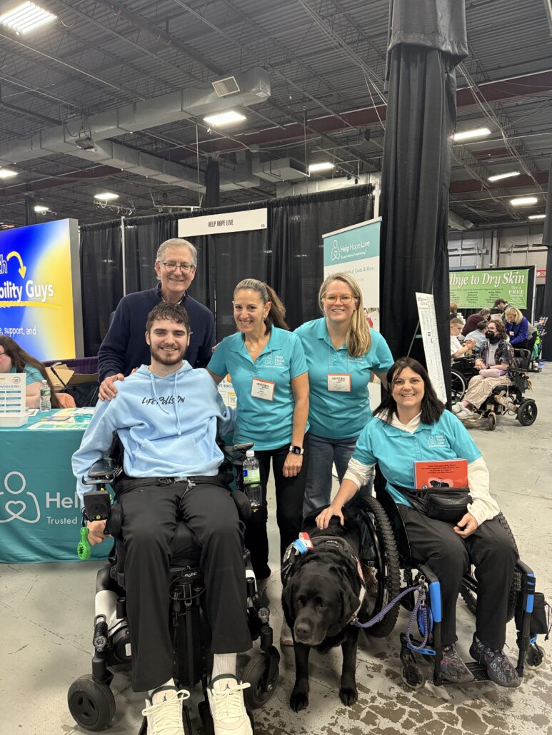 Help Hope Live's Sonny and Kelly with Amy Sherwood, Dolly Pawton, Lucas Towers and Randy Towers at Abilities Expo NY 2026.