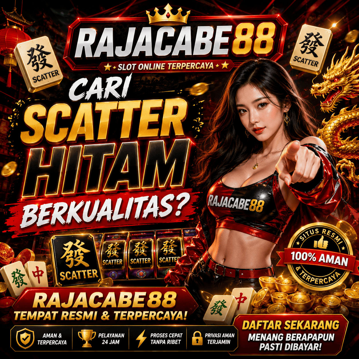 Cari Scatter Hitam Berkualitas? RAJACABE88 Tempat Resmi & Terpercaya!