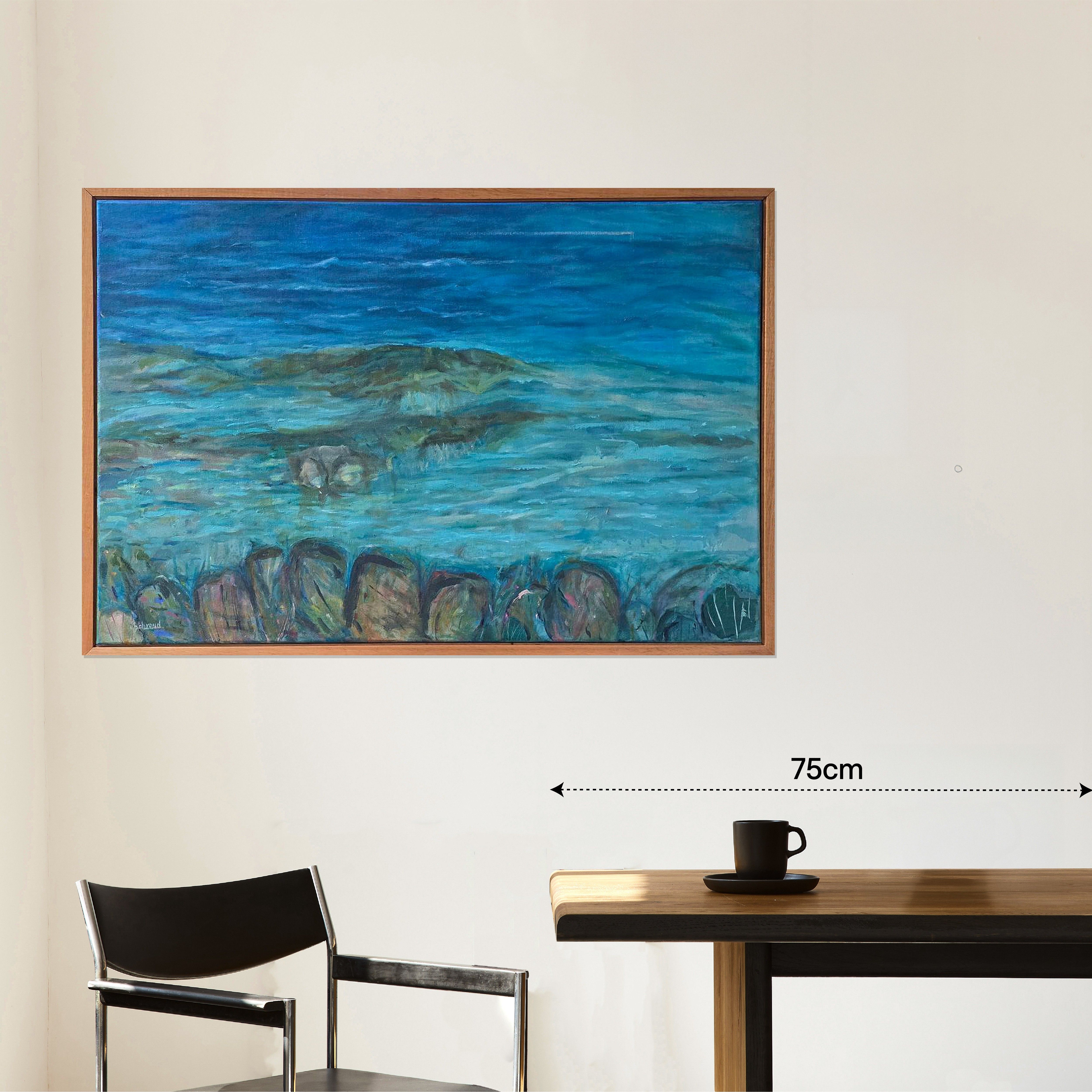 Lake Bled, framed in Tasmanian Oak