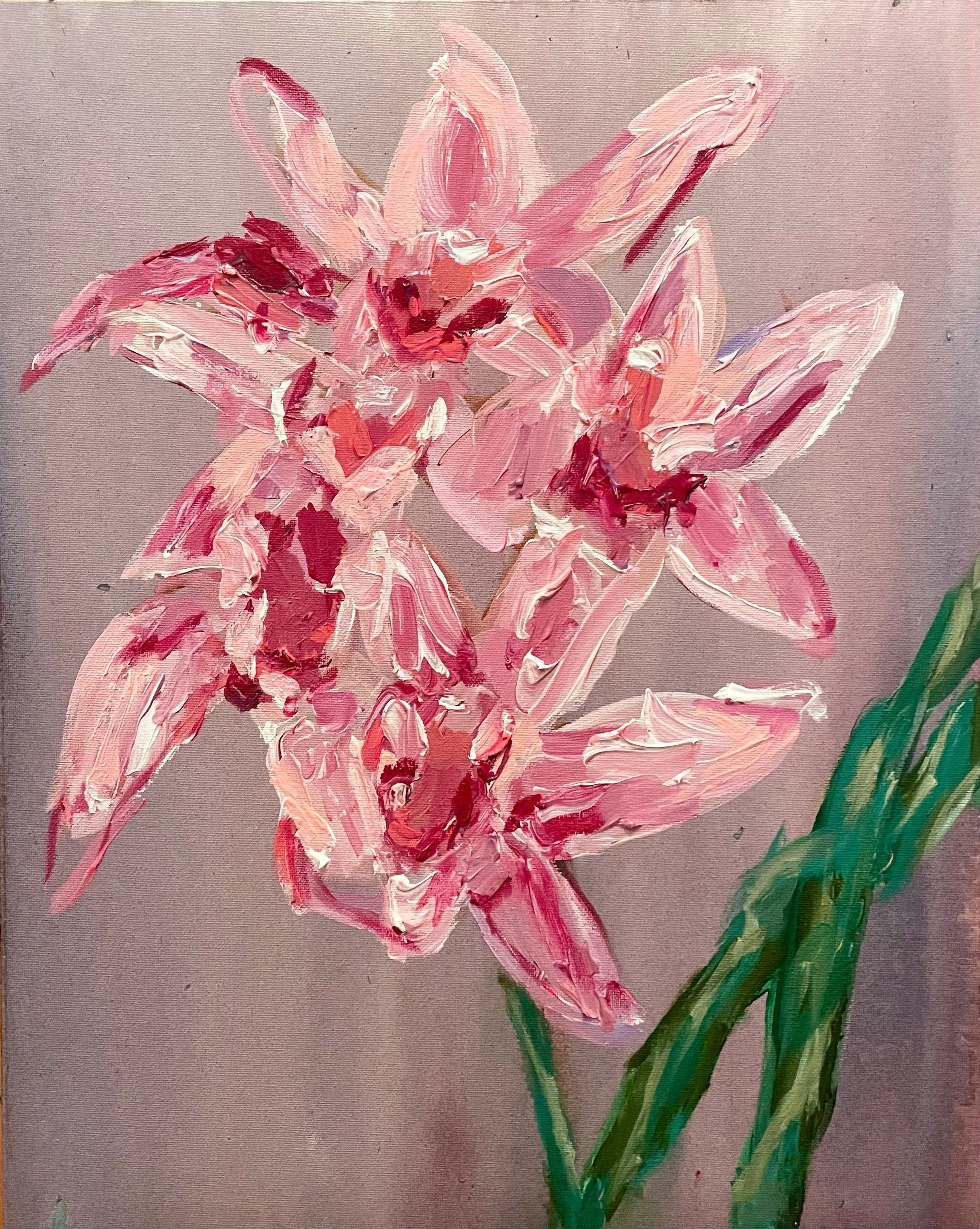 Cymbidium (framed in oak)