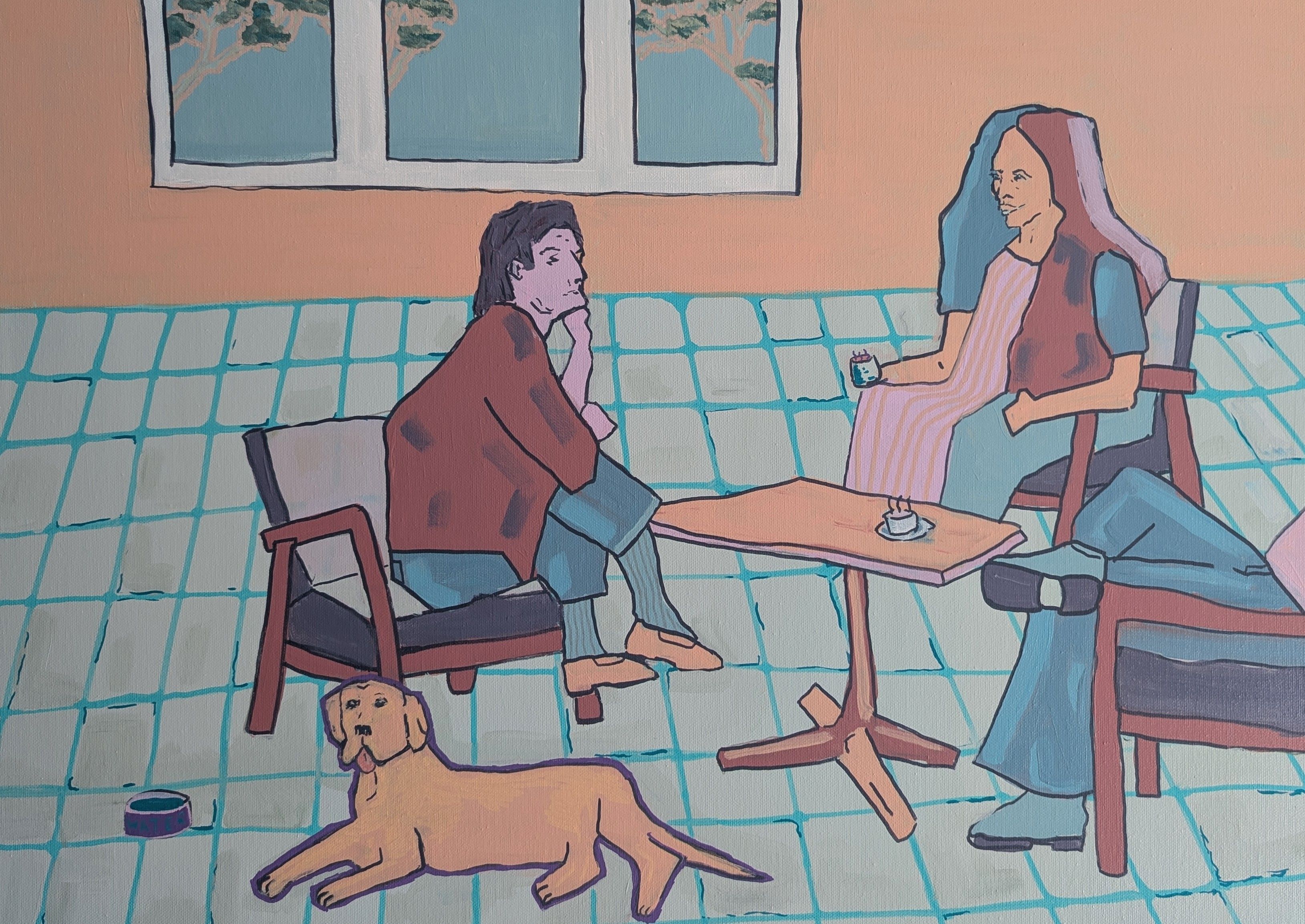 Coffee Catch Up by Sam Myers