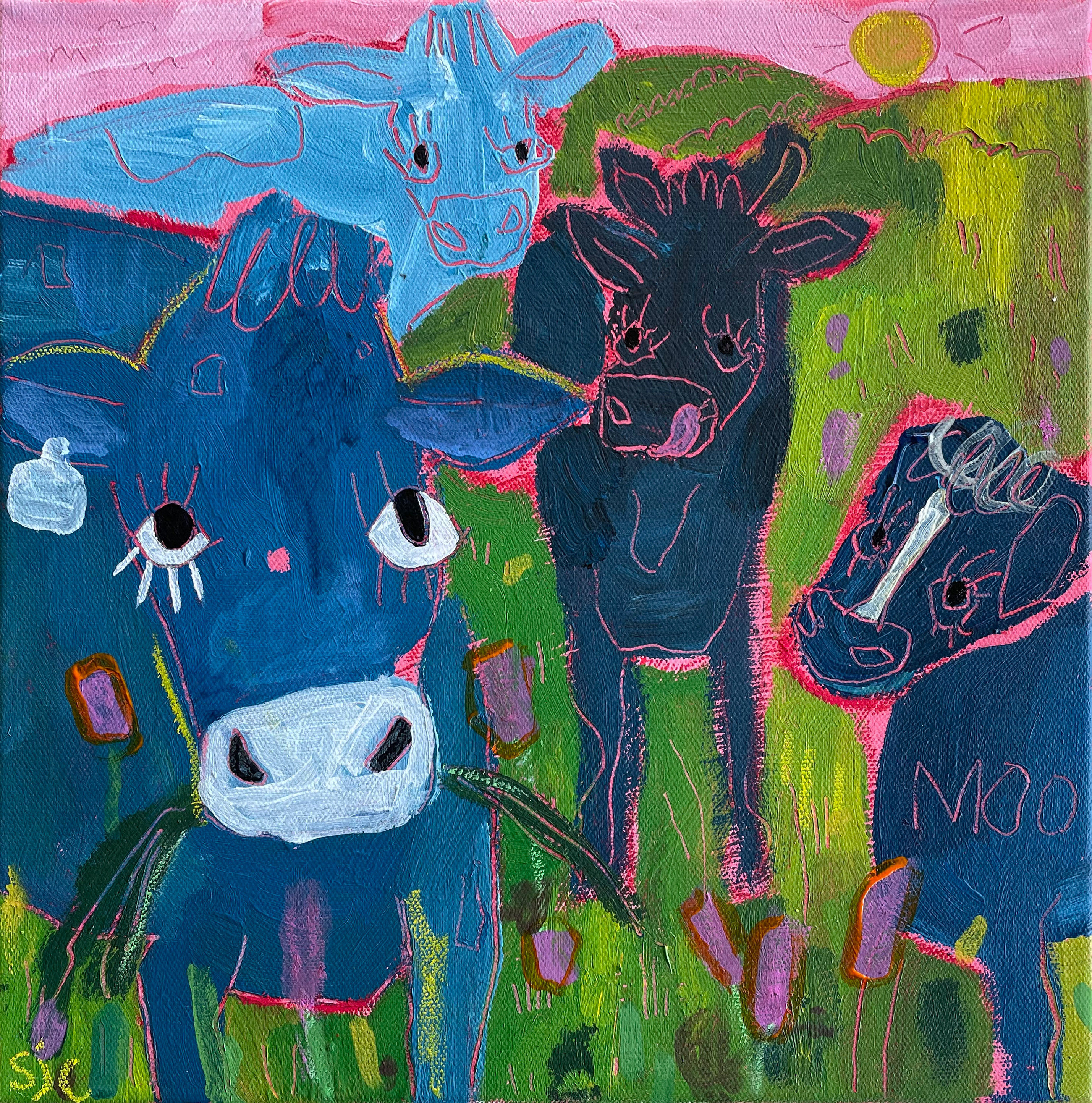 Moo Posse by Sarah Campbell