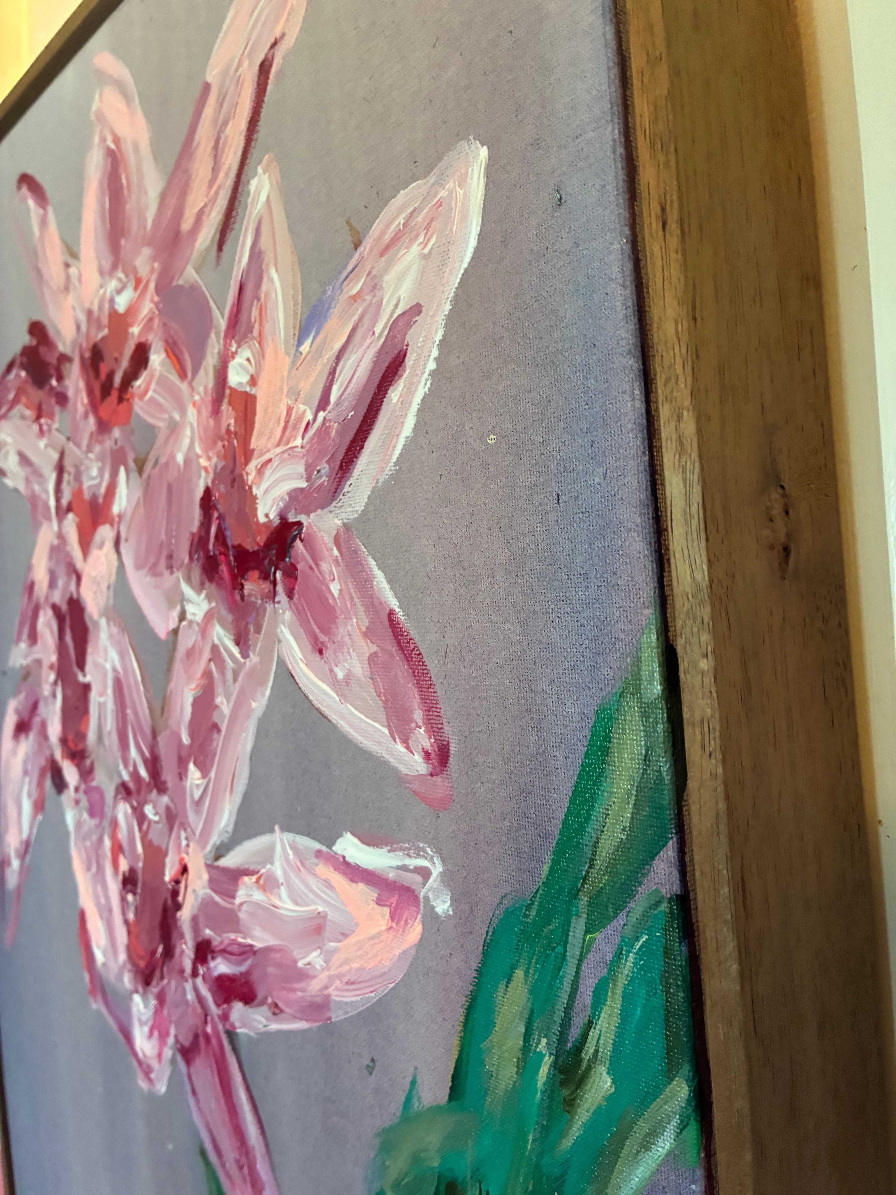Cymbidium (framed in oak)