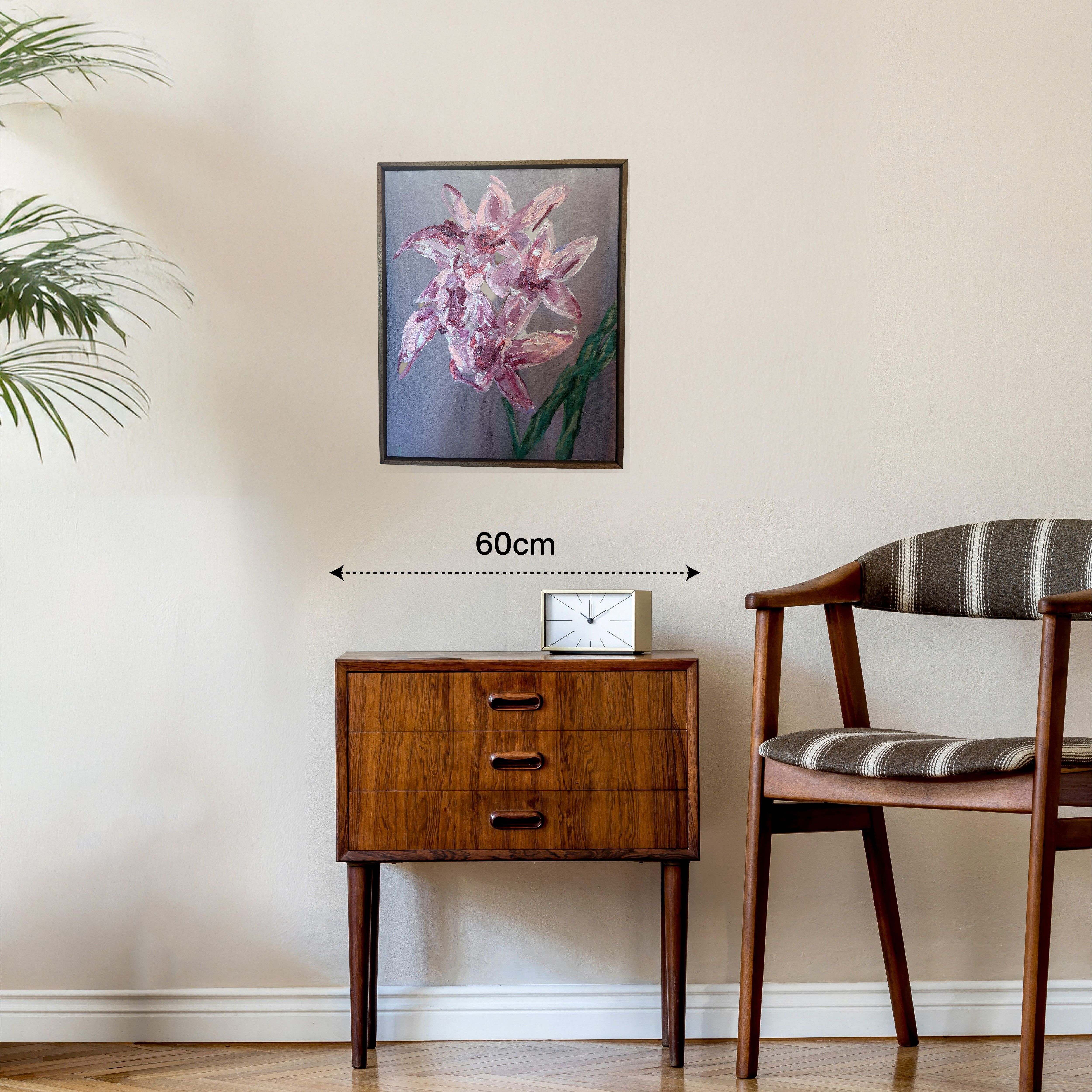 Cymbidium (framed in oak)