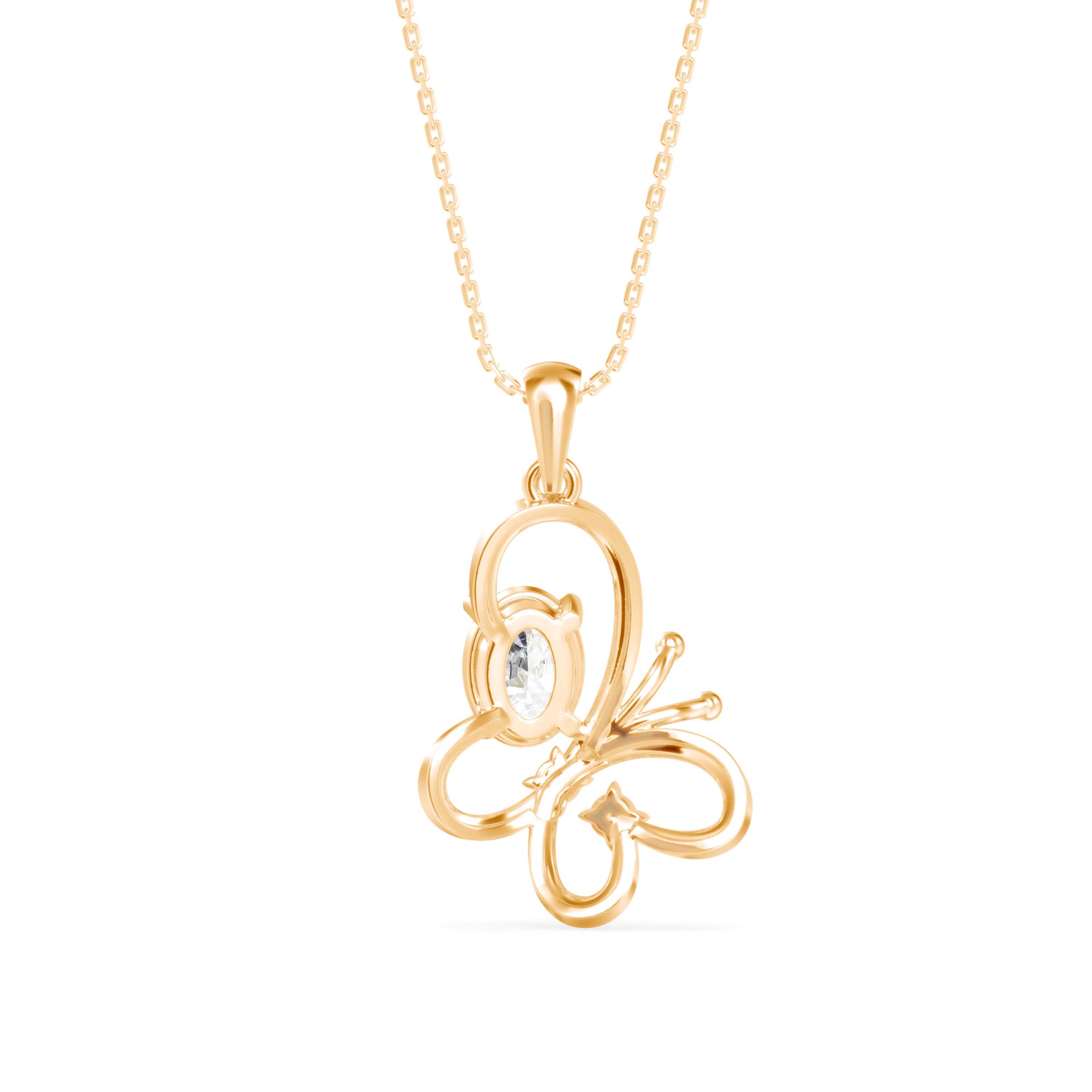 The Enchanted Heart 1.20ct Lab-Grown Diamond Pendant 18K Yellow with VVS/VS - 3