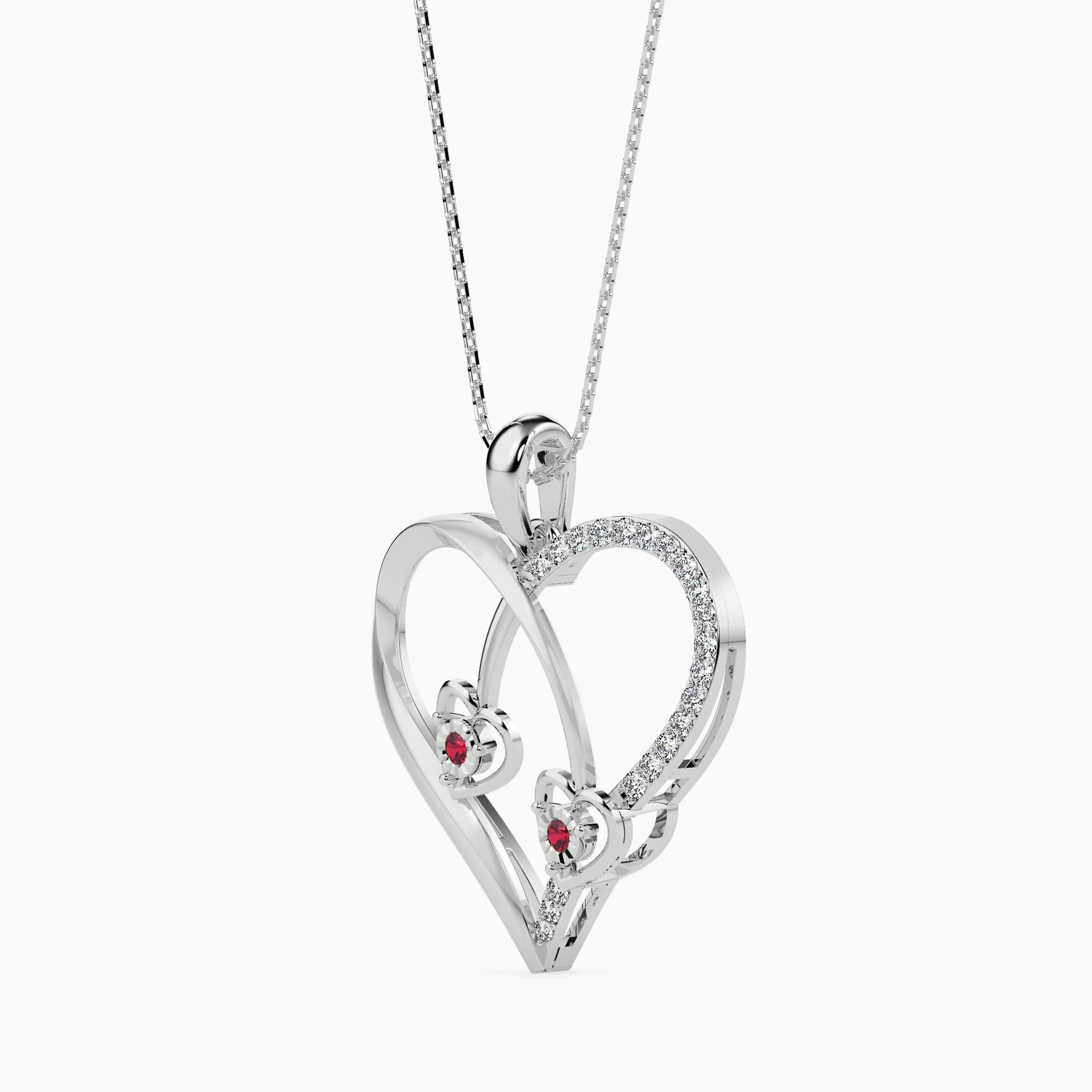 Diamond Choker Necklace 18K White with VVS/VS - 3