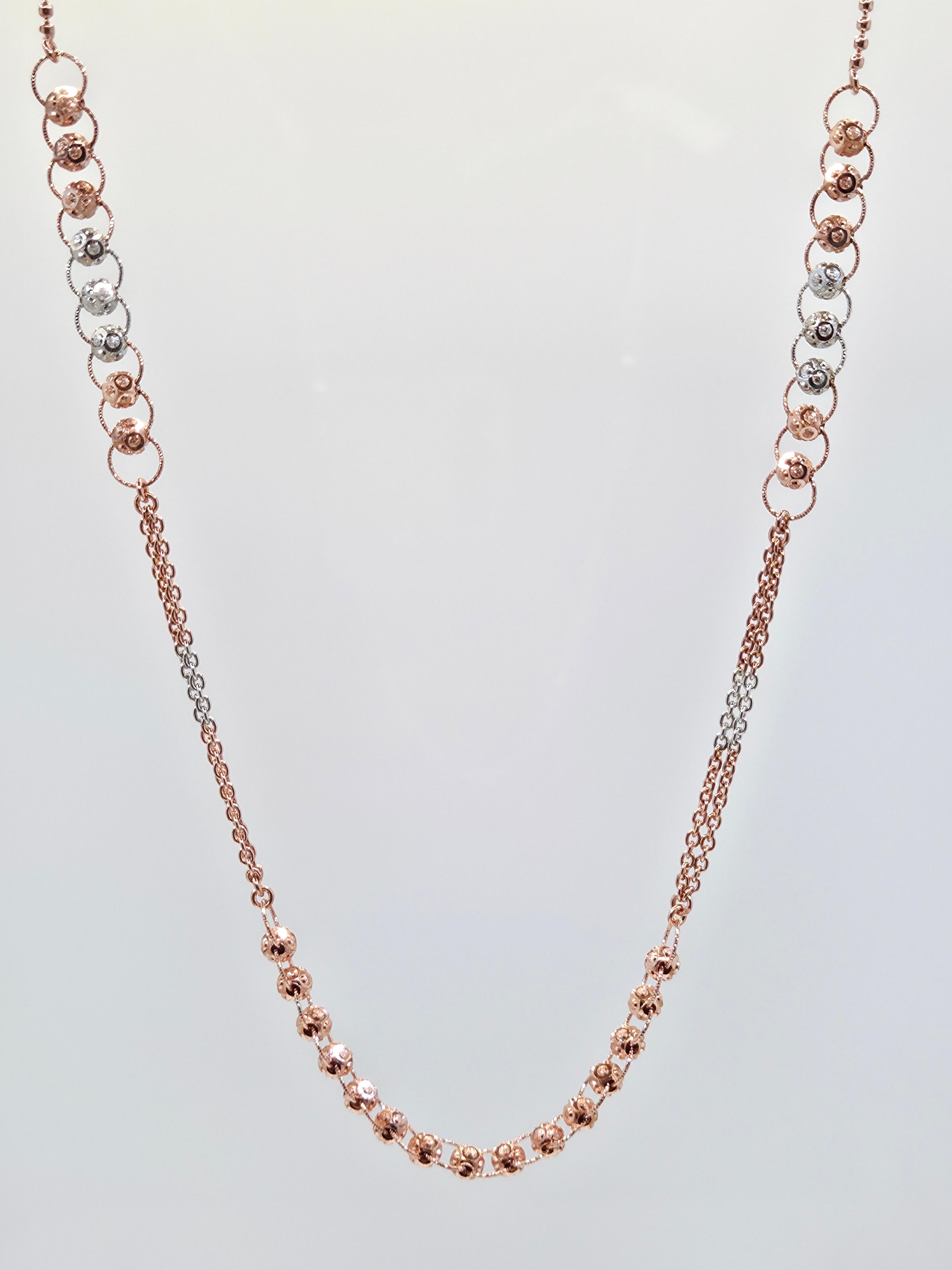 The Eclipse Multi-Tone 925 Silver Geometric Chain  Dual Tone video 1