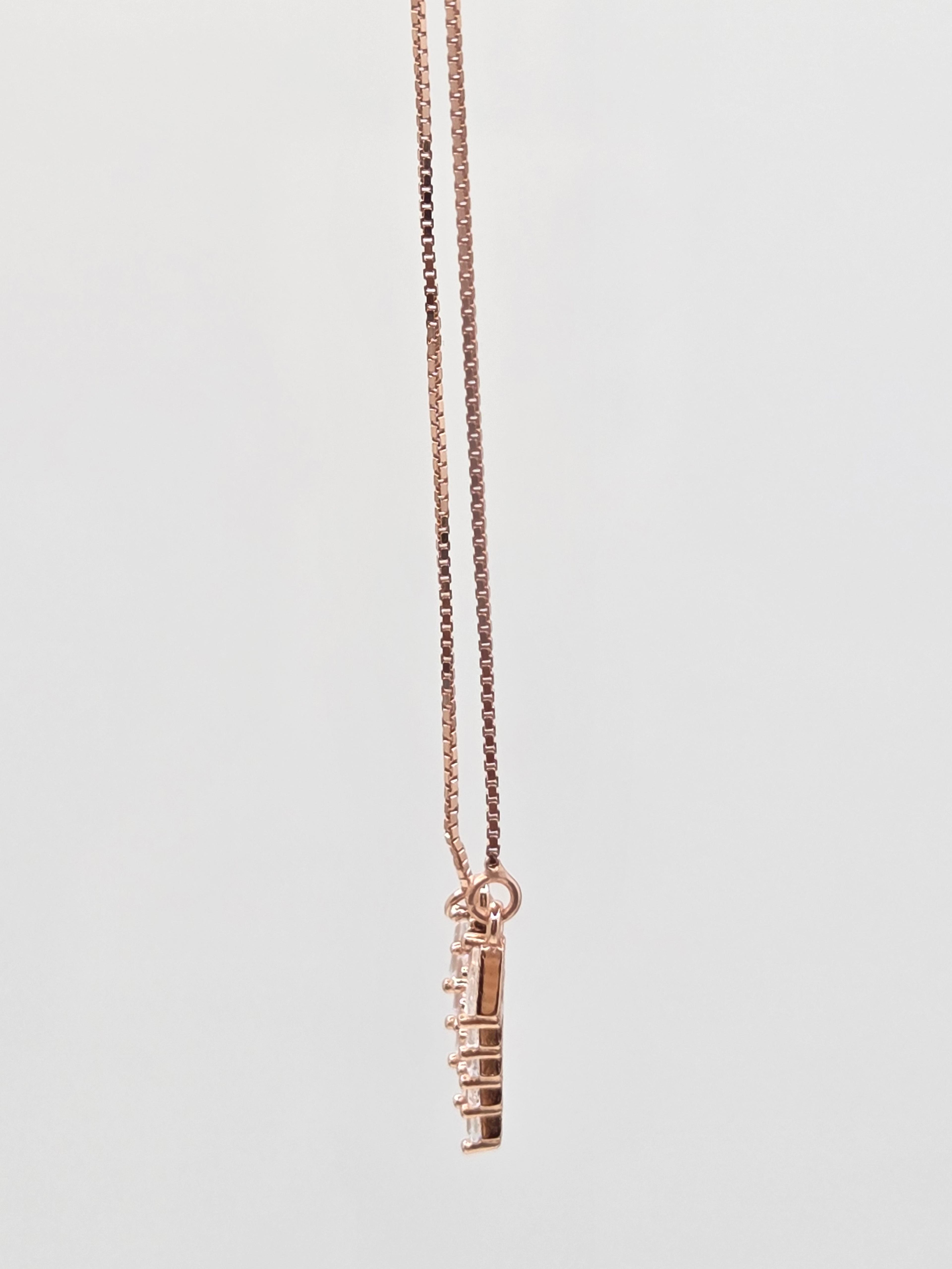 The Aether Rose Gold Zirconia 925 Silver Locket  Rose - 3