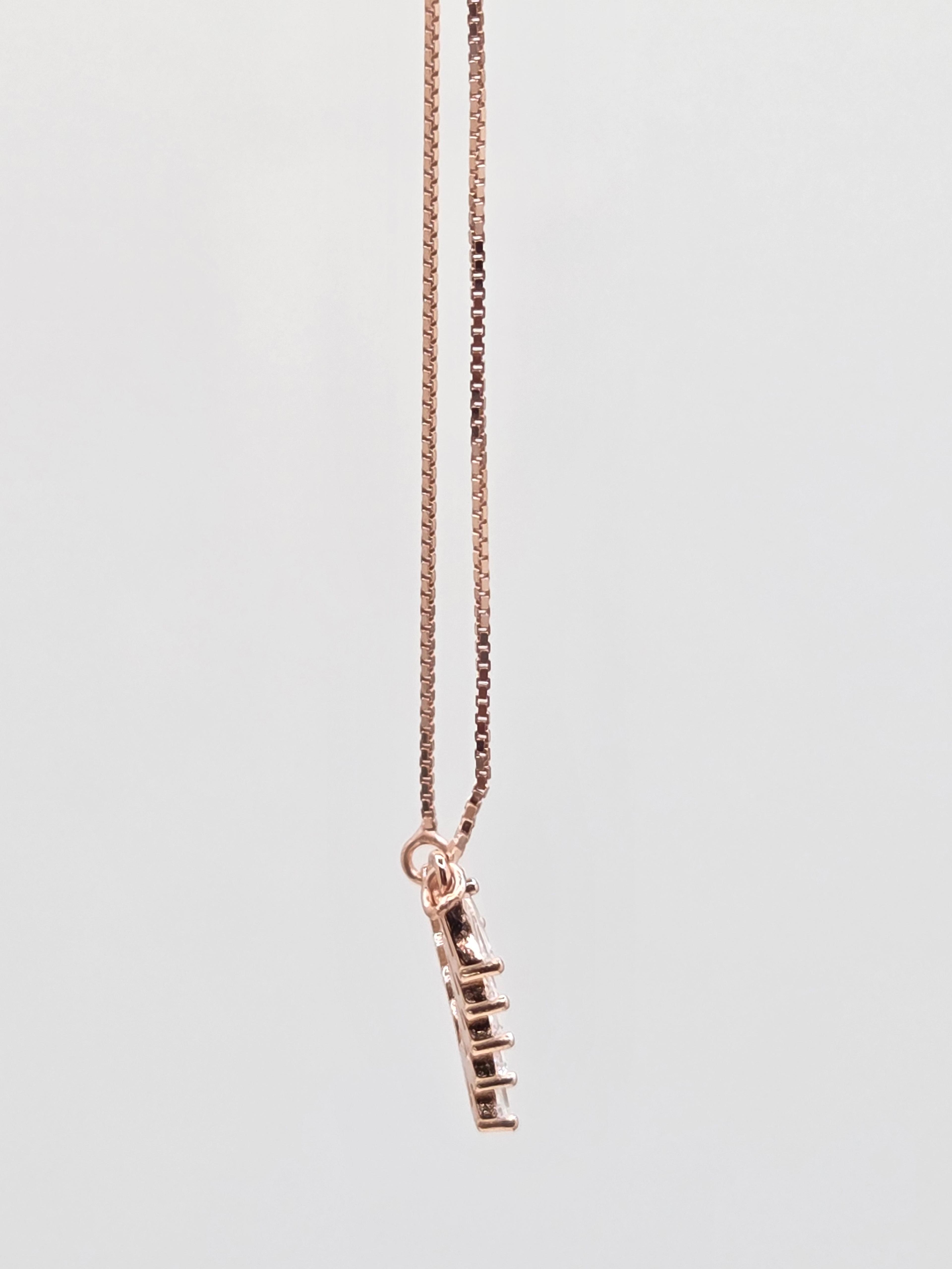 The Aether Rose Gold Zirconia 925 Silver Locket  Rose - 2
