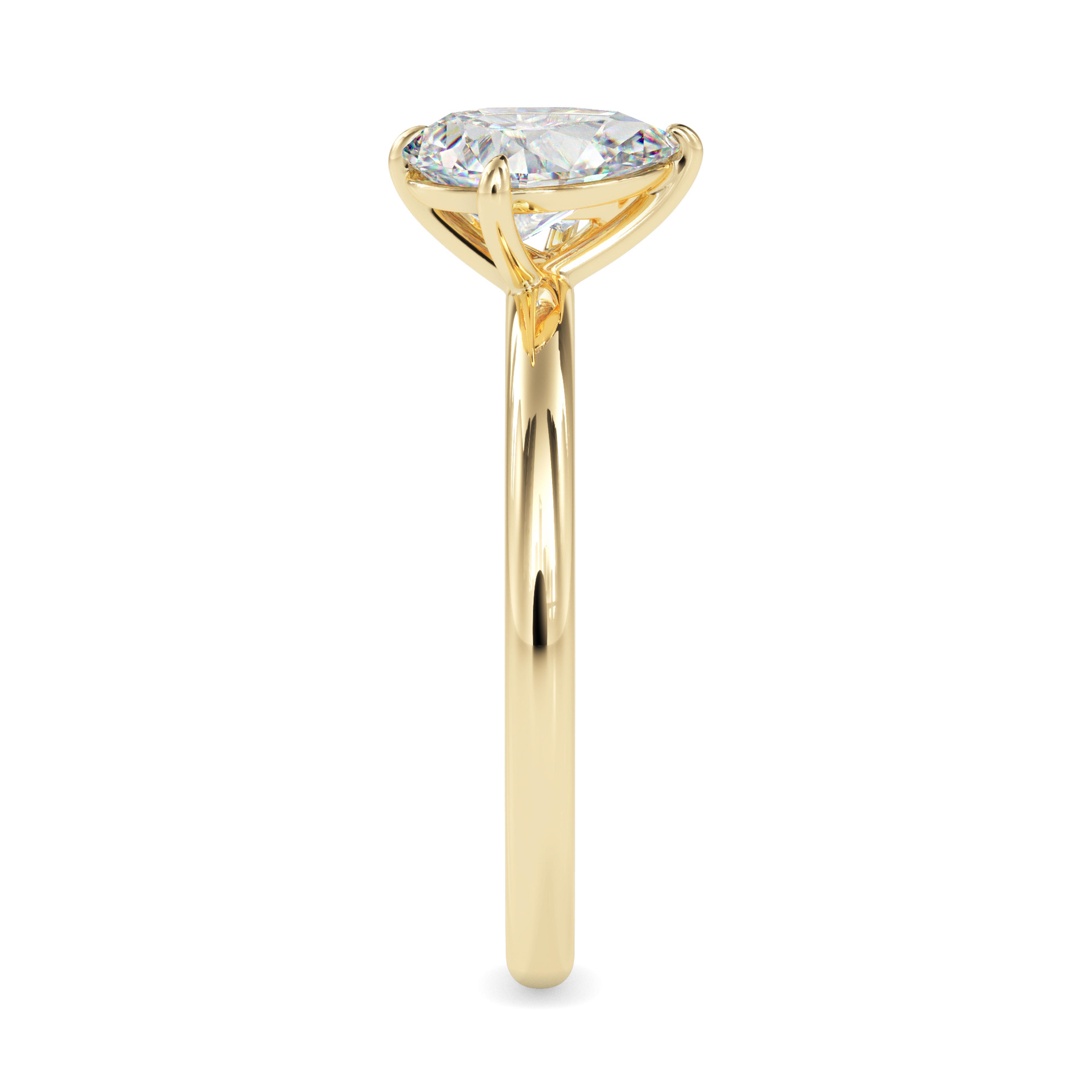 The Soleil Toi et Moi 1.91ct Dual-Pear Lab-Grown Diamond Ring 14K Yellow with VVS/VS video 1