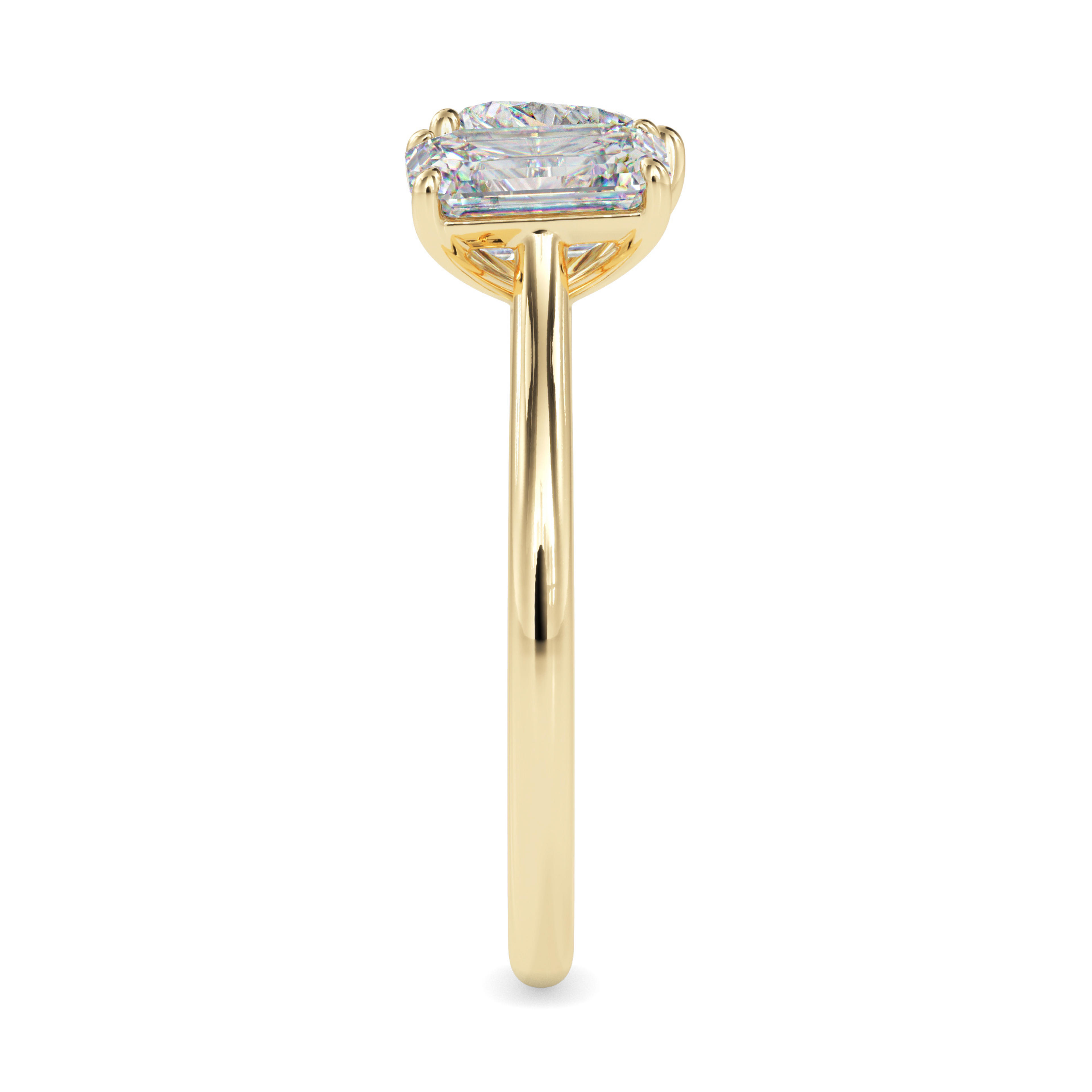 The Elysia Toi et Moi 1.99ct Lab-Grown Diamond Ring 14K Yellow with VVS/VS video 1