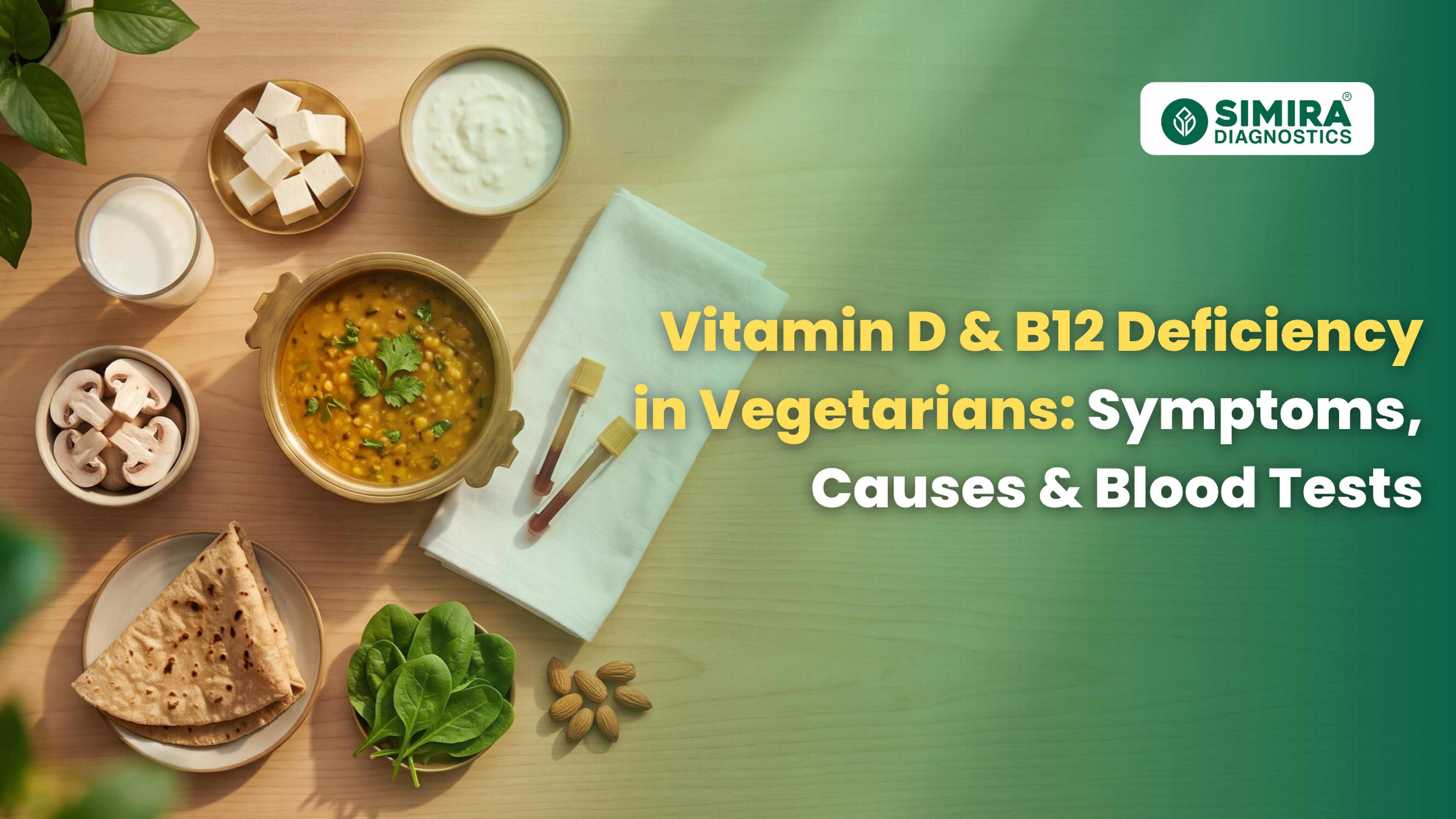 Vitamin D & B12 Deficiency in Vegetarians: Symptoms, Causes & Blood Tests