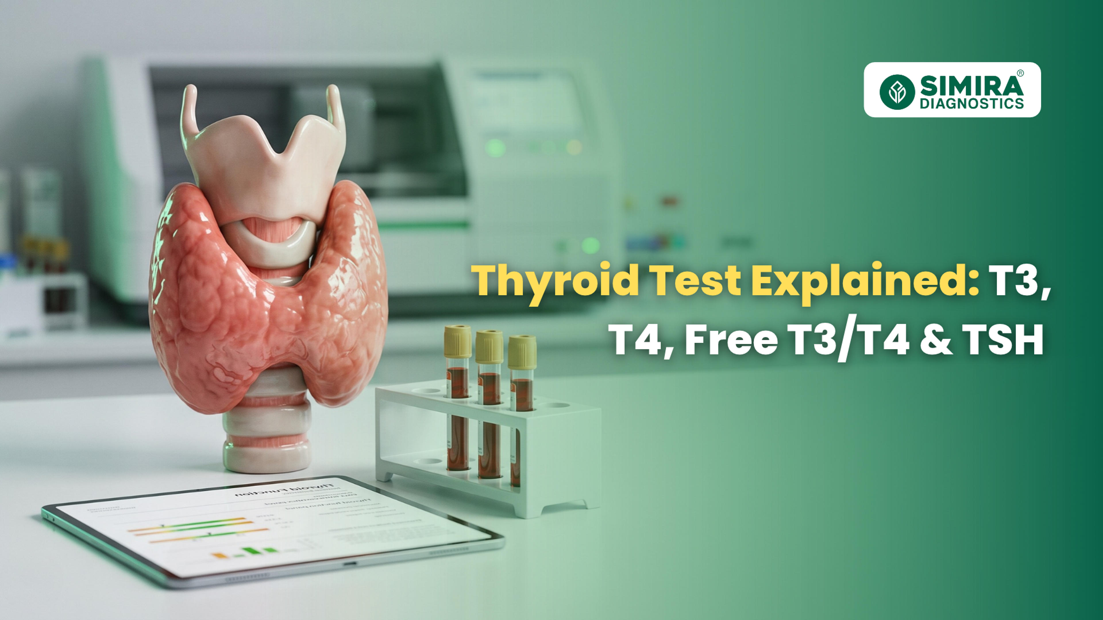 Thyroid Test Explained: T3, T4, Free T3/T4 & TSH – Which Test Do You Need?