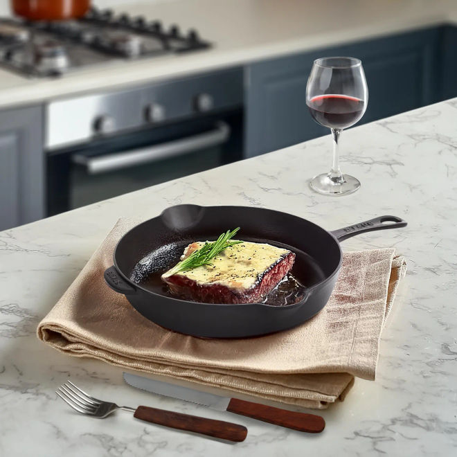 Staub Cast Iron 11-inch Traditional Skillet