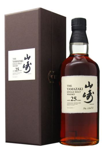 山崎威士忌酒瓶
