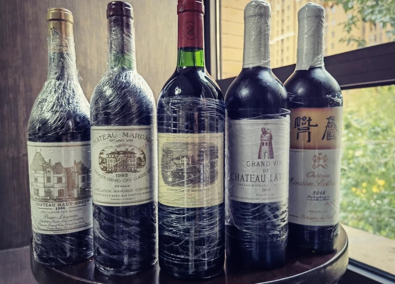 拉菲拉圖木桐瑪歌侯伯王不同年份與原裝木箱收藏對照