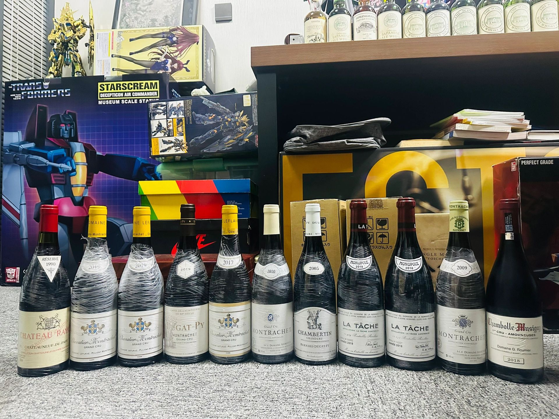 布根地 Chambertin Montrachet Musigny 原箱 OWC 與來源文件估價示意
