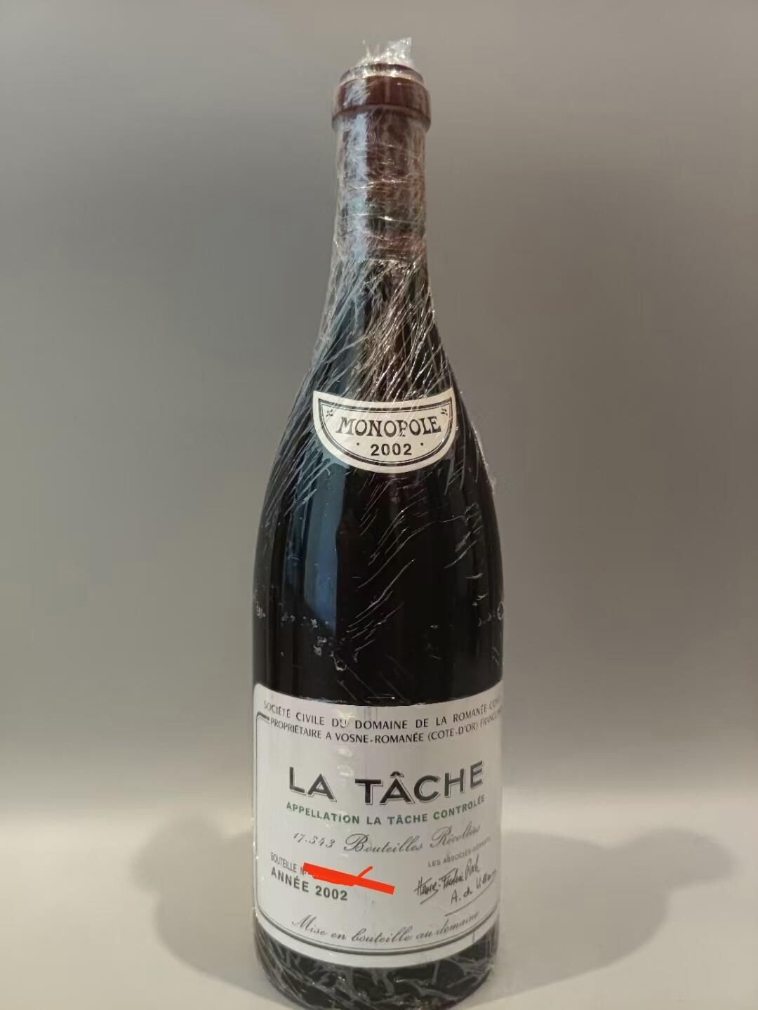 羅曼尼康帝 DRC 酒標瓶頸液位與原廠木箱發相初步鑑定清單