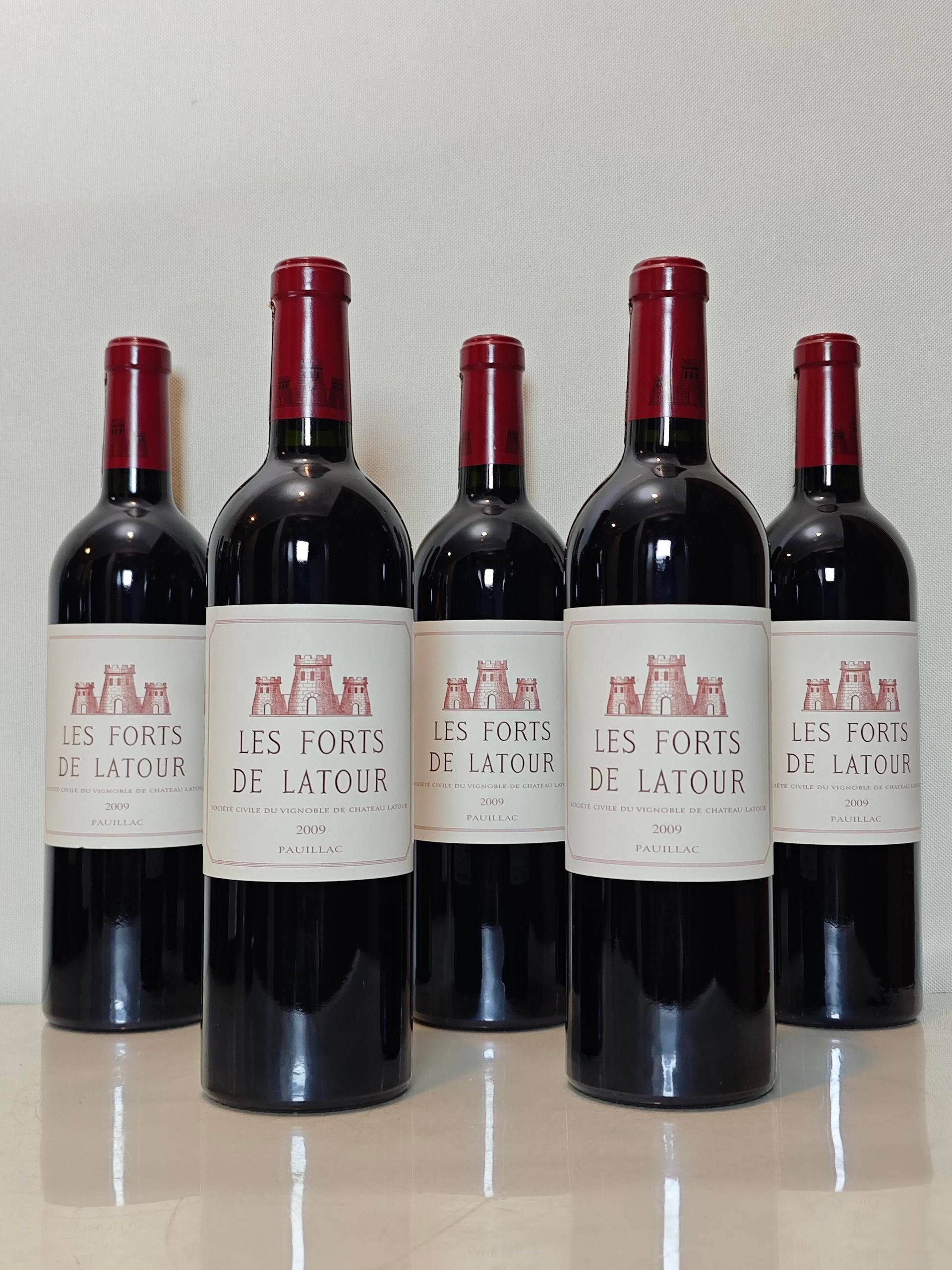 Château Latour 拉圖正牌、Les Forts 與 Pauillac de Latour 回收估價展示