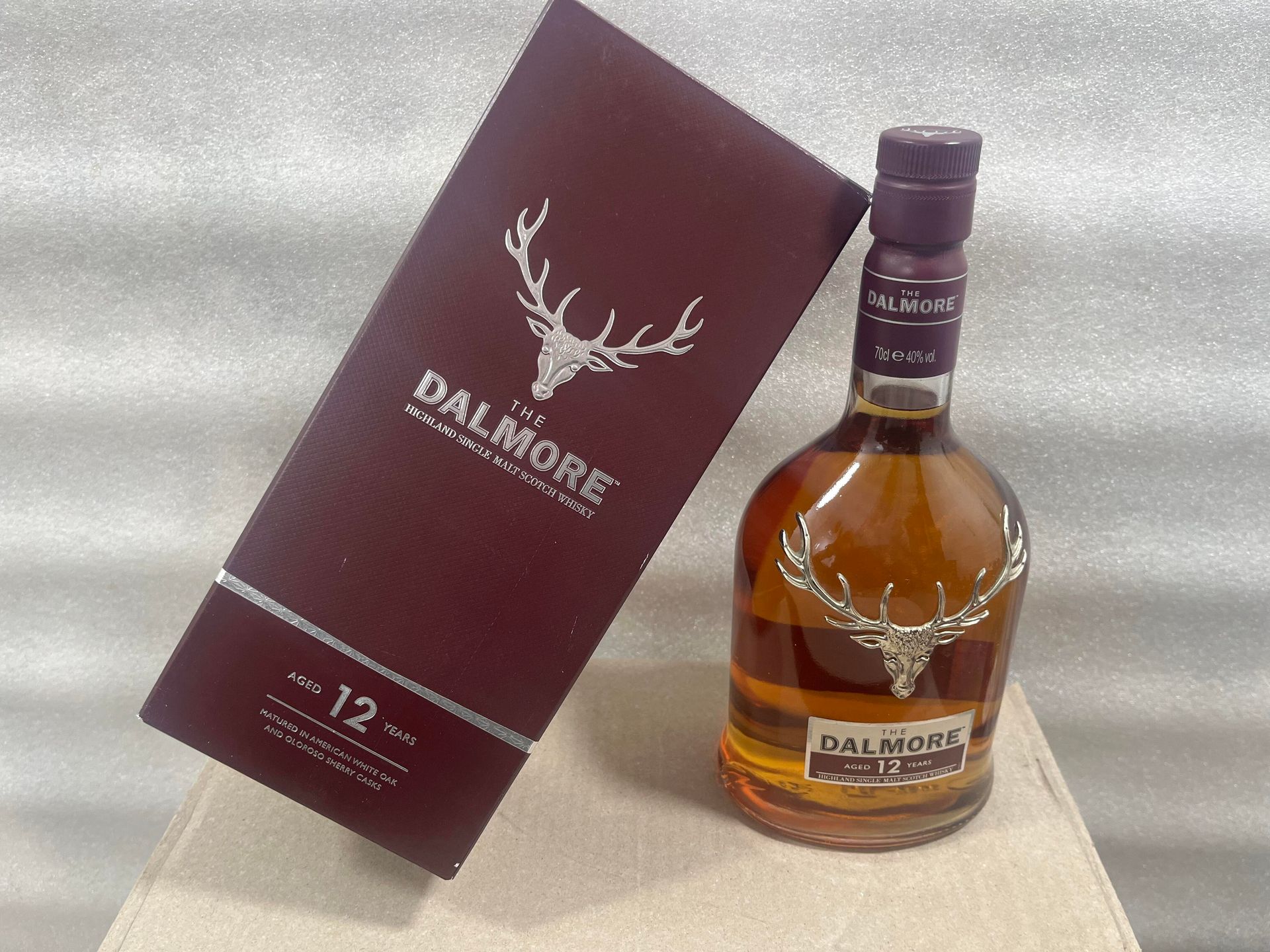 Dalmore 大摩 12 年威士忌瓶身特寫