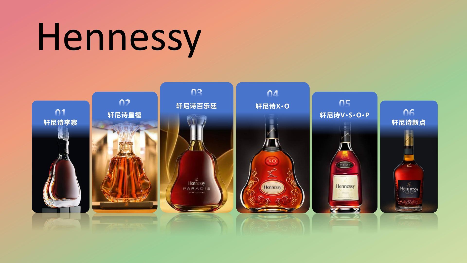 軒尼詩 XO、Paradis 與 Richard Hennessy 系列收藏展示