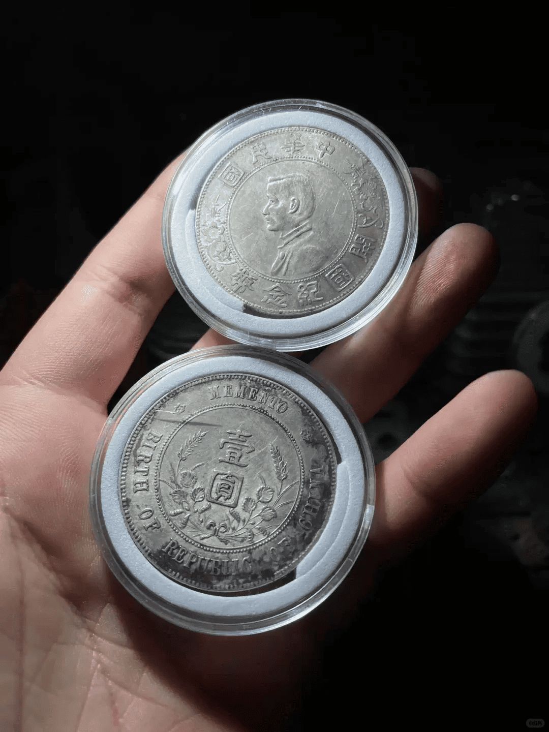 孫小頭銀幣正反面細節