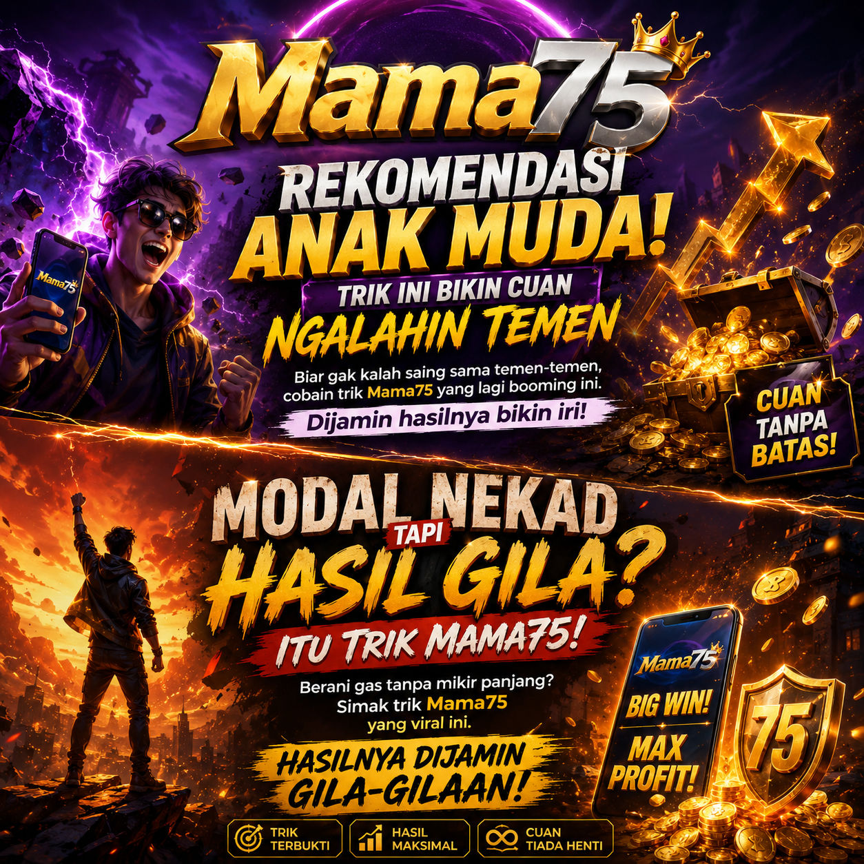 Modal Nekad Tapi Hasil Gila? Itu Trik Mama75!