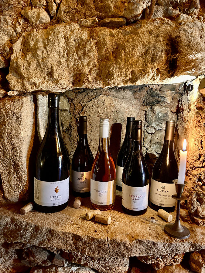 Wine Cellar at Sirtaki Tavern Analipsi Hersonissos - Cretan and International Wines, Best Wine List in Crete