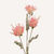 En elegant Krysantemum rosa Shungi, Konstgjord krysantemum 72 cm hög 3 blommor med naturligt utseende och känsla. Detaljerad utformning med realistiskt bladverk. 