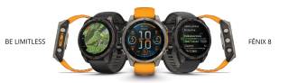 Garmin fenix träningsklockor stor banner i footer