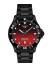 TISSOT Seastar 1000 Quartz 40mm T120.410.33.421.00 Svart, Dykarklocka, Röd urtavla, Datum, Stålarmband