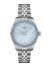TISSOT Ballade 34mm T156.210.11.351.00 Unisex klocka, Ljusblå mönstrad urtavla, Datum, Rostfritt stål