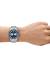 Emporio Armani Racer Chronograph 42mm AR11676 Kronograf, Blå urtavla, Datum, Rostfritt stål