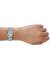 FOSSIL Harlow 27mm ES5405 Damklocka, Romerska index, Ljus tavla, Blått läderarmband