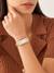 FOSSIL Raquel 23mm ES5220 Guldfärgad damklocka i rostfritt stål med vit urtavla och datum
