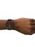 FOSSIL Machine Chronograph 44mm FS6097 Kronograf, Brun urtavla, Svart boett, Svart armband