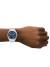 FOSSIL Everett Chronograph 44mm FS6104 Kronograf, Blå tavla, Rostfritt stål