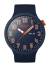 SWATCH Essentially Confident 47mm SB01S700 Klocka Överdimensionerad, Tydliga siffror, Blå