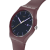 SWATCH Klocka Burgundy Berry SO29R707 Dag och datum, Blå tavla, Vinröd boett och armband
