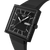 SWATCH Klocka What If...Blackagain? SO34B701 Fyrkantig, Svart, Dag, Datum