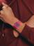 SWATCH Squarely Berry 42mm SO34R700 Fyrkantig, Unisexklocka, Rosa