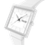 SWATCH Klocka What If...Allwhite? SO34W700 Vit, Fyrkantig, Dag, Datum