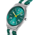 SWATCH Casual Stripe 42mm SS07S149 Tunn, Grön urtavla, Textilarmband