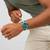 SWATCH Casual Stripe 42mm SS07S149 Tunn, Grön urtavla, Textilarmband